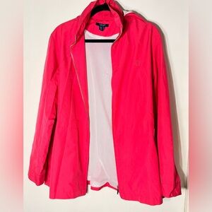 Chaps Fuchsia Pink Zip Up Jacket XL